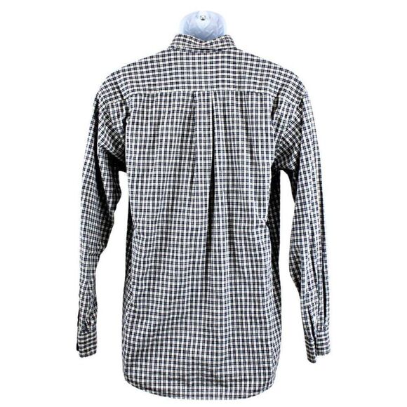 Ralph Lauren Shirt Casual Long-sleeved Button Front Collared Blue Plaid Men's XL - Picture 2 of 6